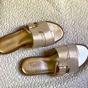 Brand new Gold shimmer flats -Naturalizers